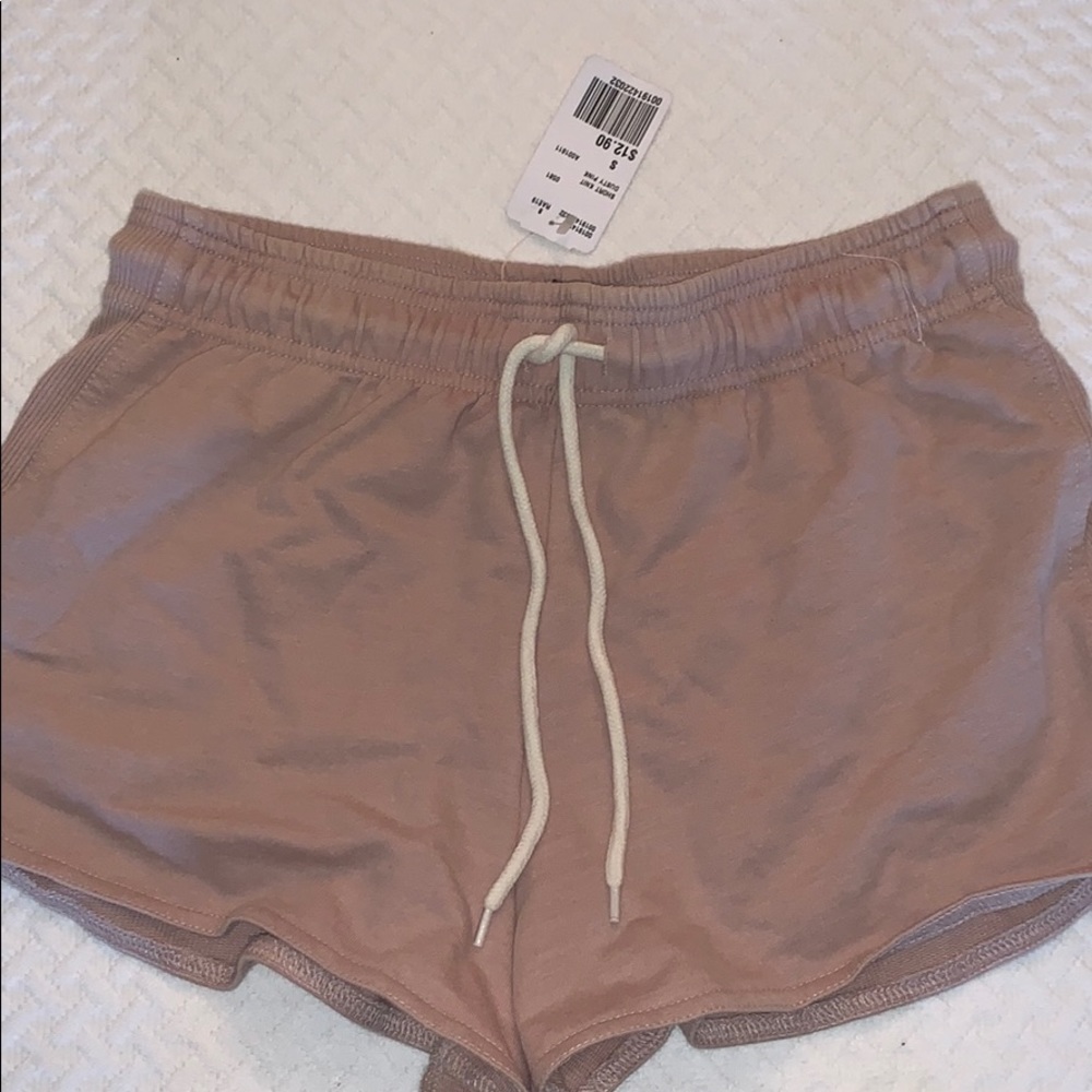 Light pink comfy shorts